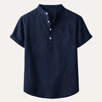 The Hyde Park Men’s Casual Summer Basic Shirt with Chest Pocket – view 9