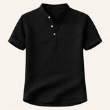 The Meadowbrook Ridge Men's Lightweight Summer Trendy Button-Up Shirt – view 8