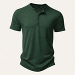 The Windsor Men’s Casual Henley Collar Summer T-Shirt – view 9