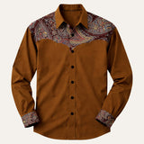 The Briarstone Park Men’s Two Tone Patchwork Western Lightweight Denim Shirt – view 5