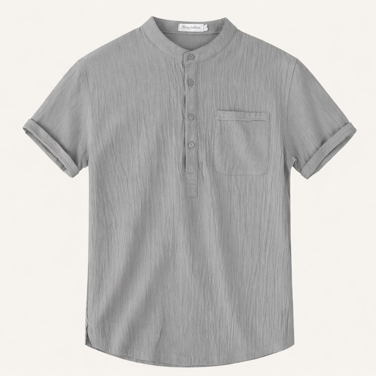 The Inverness Men’s Soft Henley Shirt – view 5