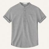 The Inverness Men’s Soft Henley Shirt – view 5