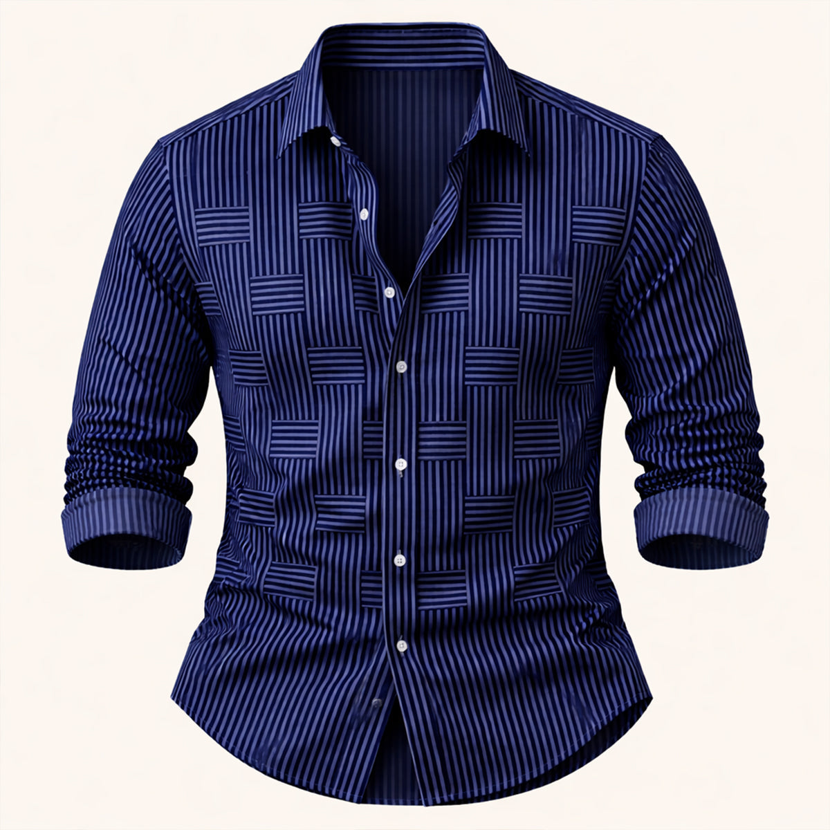 The Stratford Men’s Breathable Striped Wrinkle Resistant Shirt – view 11
