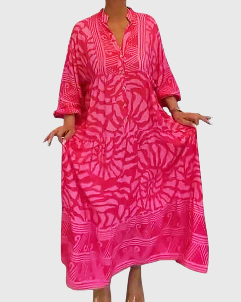 Mckinley | Maxi Dress with Elegant Print – view 2
