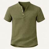 The Glencrest Ridge Men's Soft Summer Casual Button-Up Shirt – view 7