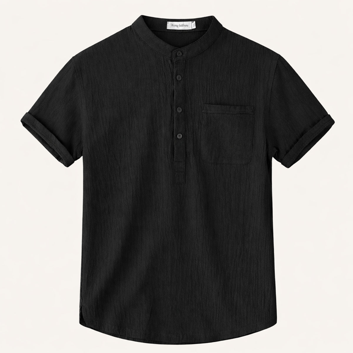 The Inverness Men’s Soft Henley Shirt – view 7