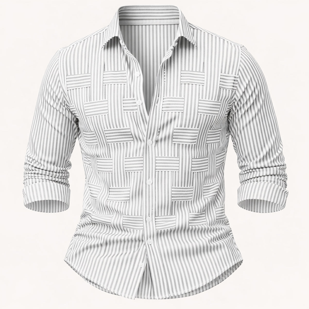 The Stratford Men’s Breathable Striped Wrinkle Resistant Shirt – view 9
