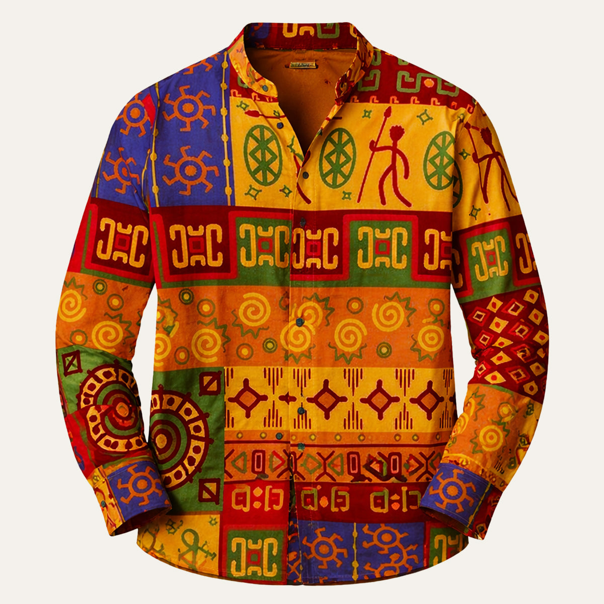 The Briarstone Park Men’s Two Tone Patchwork Western Lightweight Denim Shirt – view 7