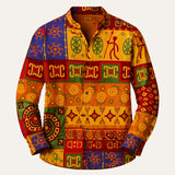 The Briarstone Park Men’s Two Tone Patchwork Western Lightweight Denim Shirt – view 7