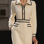 Sylvie | Midi Dress with Button Details – view 3