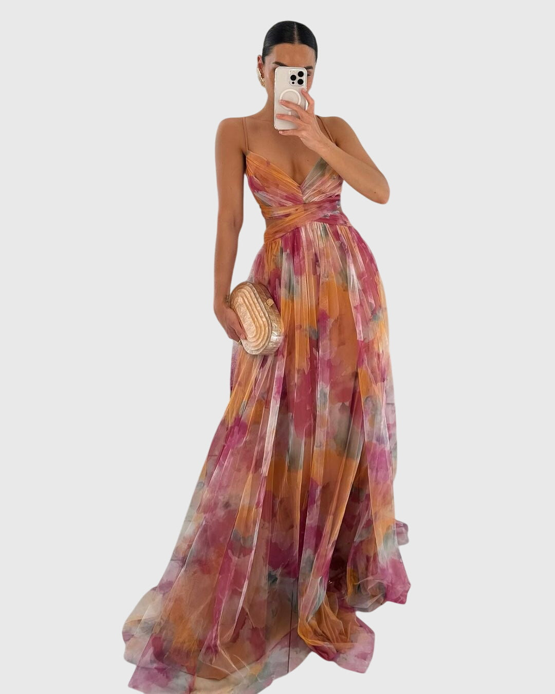 Caroline | Floral Maxi Dress – view 2