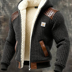 Textured Jacket with Embossed Details in Tin
