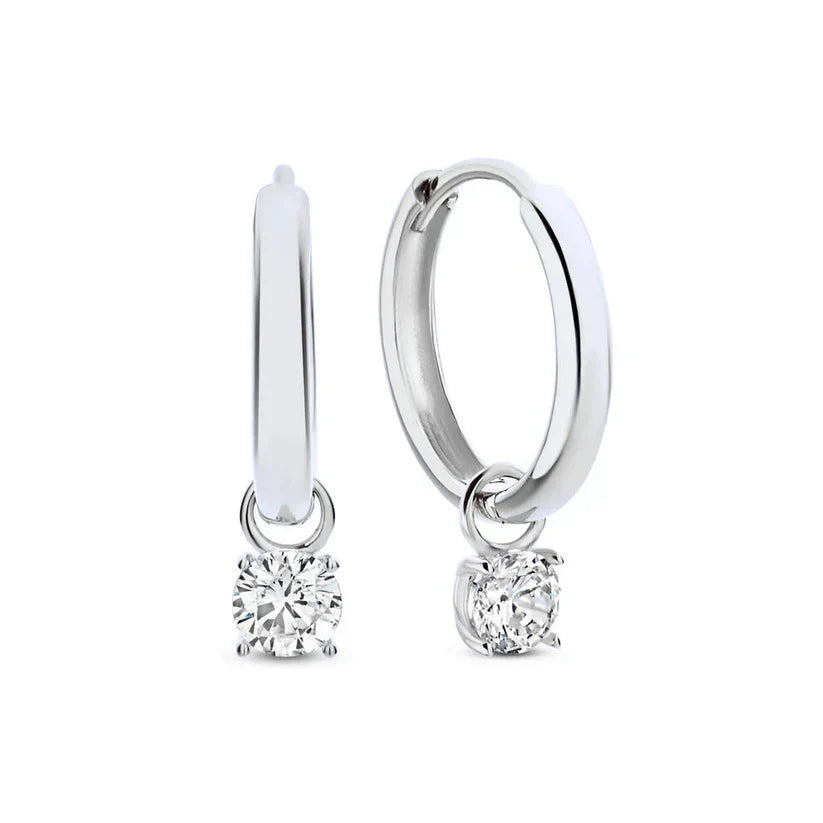 Lunar Drops Wire Earrings