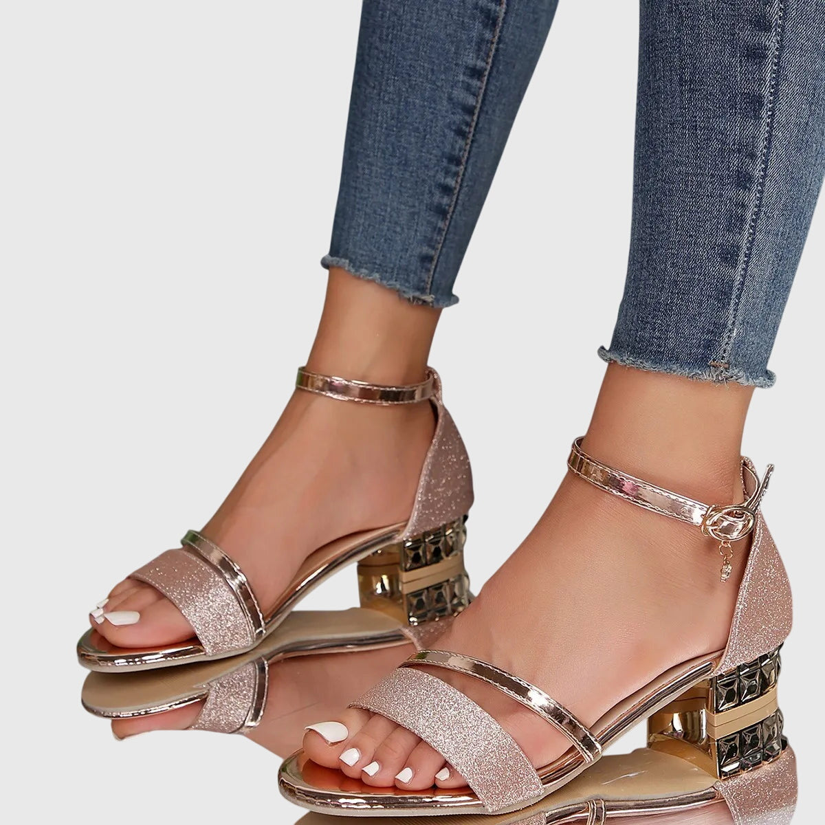 Alison | Orthopaedic Heeled Sandals – view 7