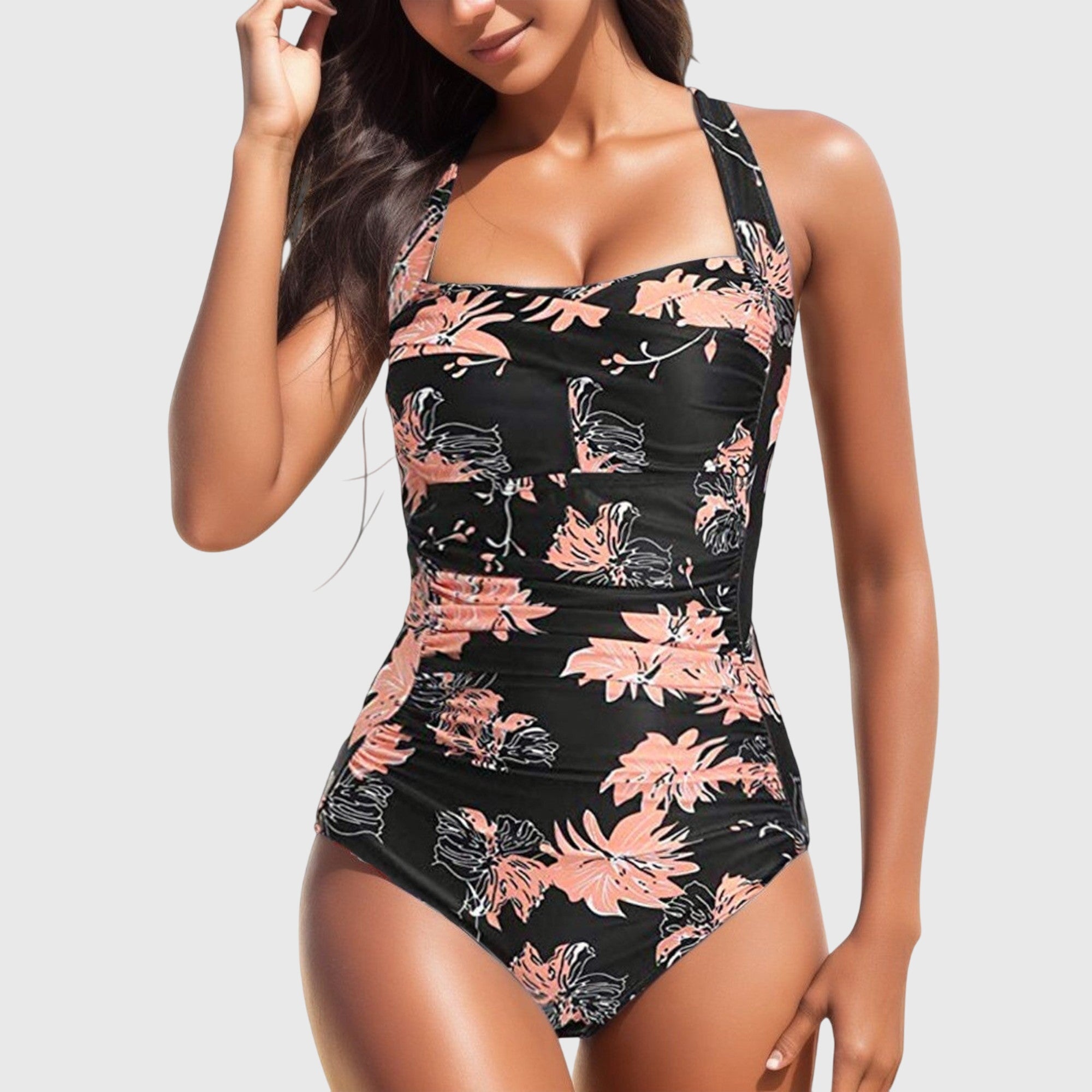 Raphaëlle | Floral Print One-Piece Swimsuit – view 5