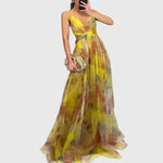Caroline | Floral Maxi Dress – view 8
