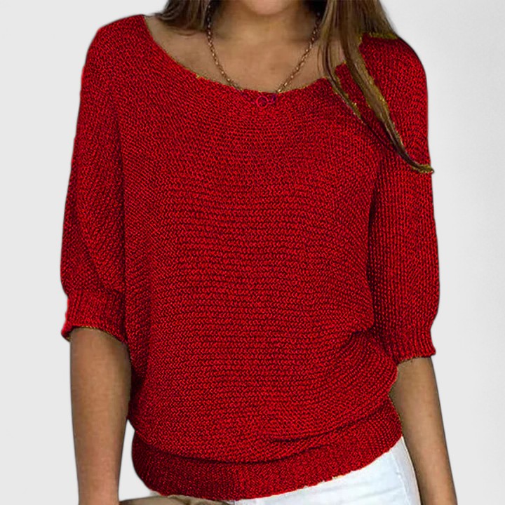 Jeanne | Easygoing Knit Sweater – view 3