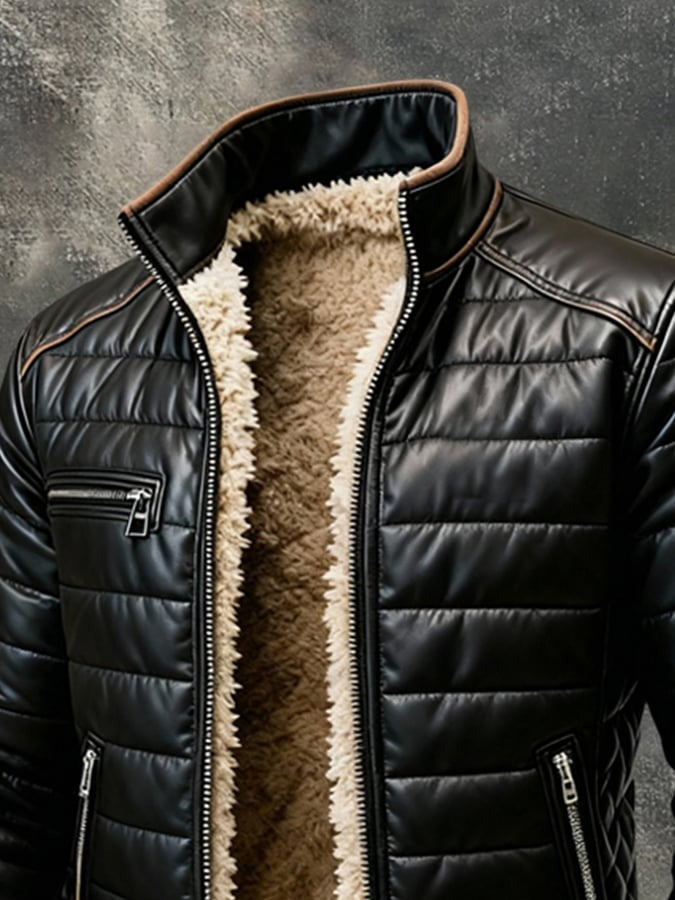 Ivan | Cozy Sherpa-Lined CRNA Jacket – view 2