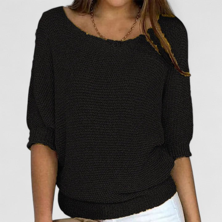 Jeanne | Easygoing Knit Sweater – view 5
