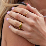 Arizona Emerald Green Crystal Ring – view 2