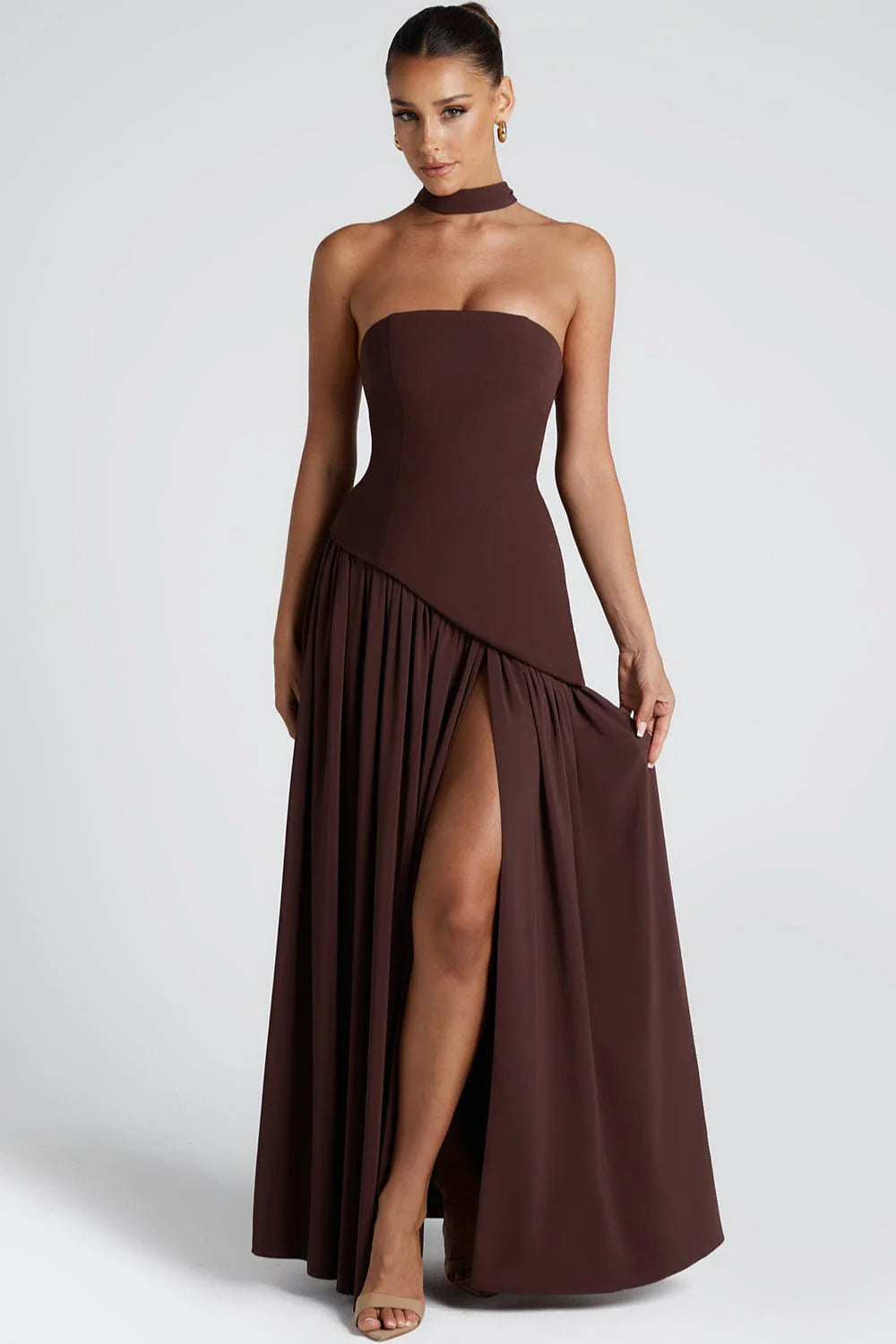 Donna | Off-Shoulder Maxi Dress – view 9