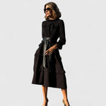 Briannelyse | Sophisticated Midi Dress – view 4