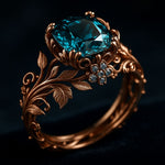 Eco-Friendly Green Crystal Ring – view 5