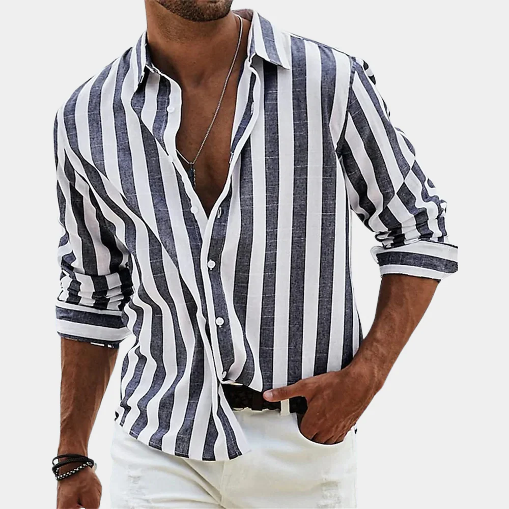 The Valencia Striped Shirt for Men – view 8