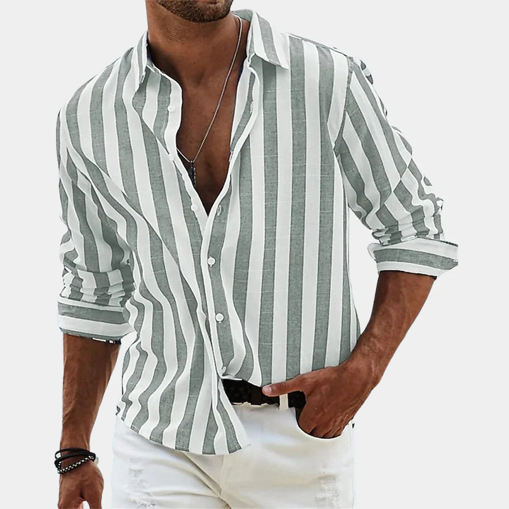 The Valencia Striped Shirt for Men – view 5