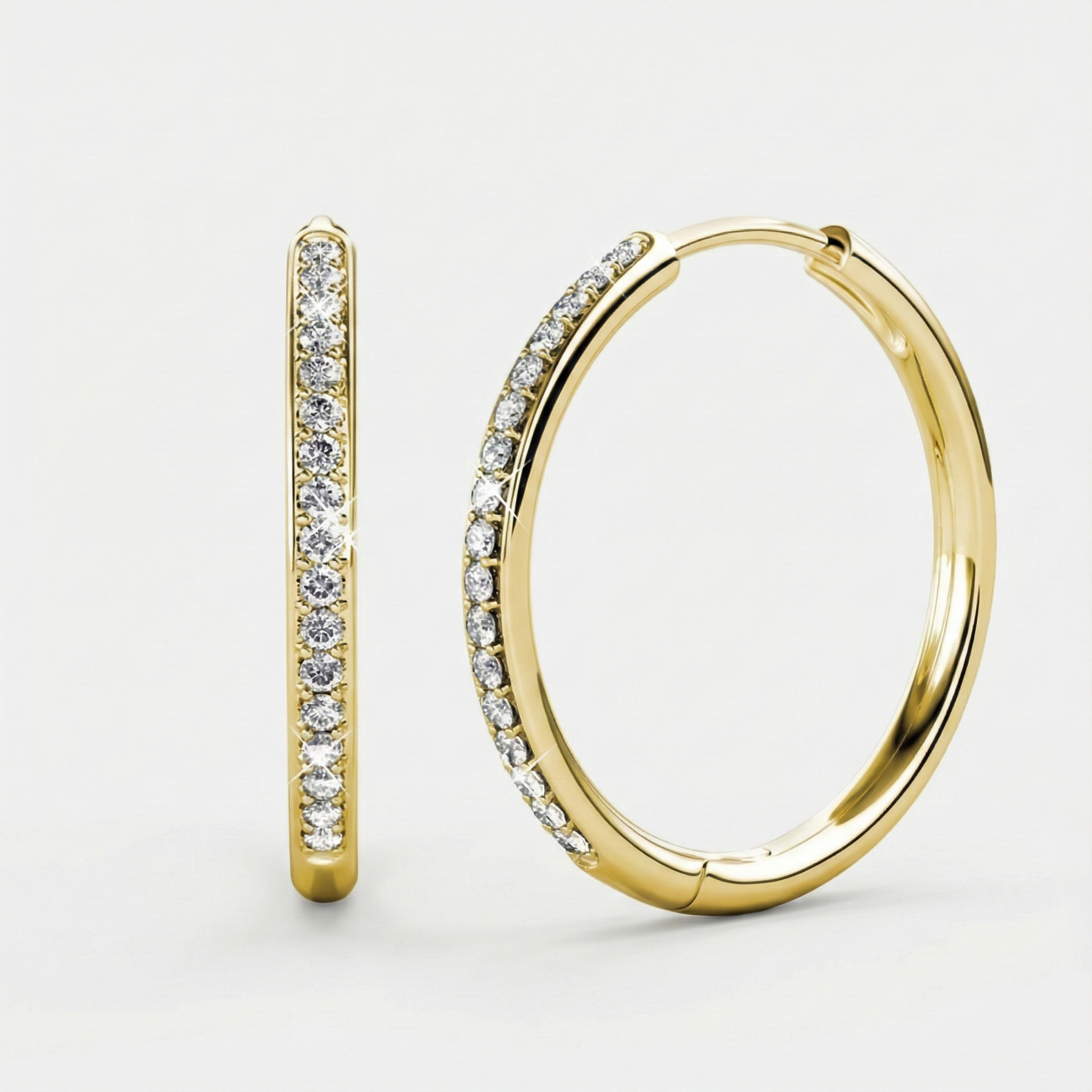 Sorel Pavé Stud Earrings – view 2