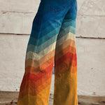 Agnès | Organic Print Trousers – view 2