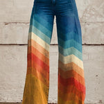 Agnès | Organic Print Trousers