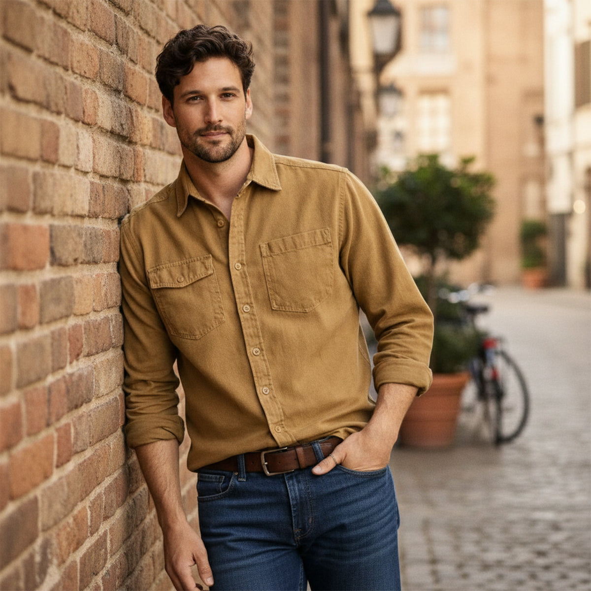 The Highwood Men’s Washed Shirt Jacket – view 10