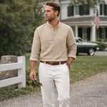 The Ridgebrook Park Men's Breathable Summer Casual Button-Up Shirt – view 9