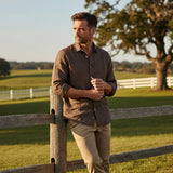 The Knightsbridge Men’s Lightweight Stand Collar Shirt – view 11