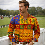 The Briarstone Park Men’s Two Tone Patchwork Western Lightweight Denim Shirt – view 10