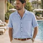 The Mayfair Men’s Relaxed Fit Textured Blend Shirt – view 13