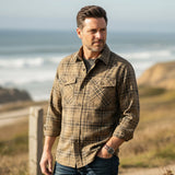 The Timbercrest Ridge Men’s Lightweight Checkered Shirt Jacket – view 10
