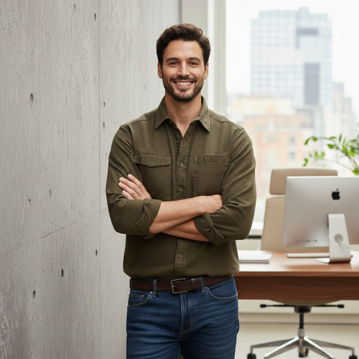The Highwood Men’s Washed Shirt Jacket – view 11