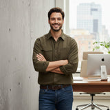 The Highwood Men’s Washed Shirt Jacket – view 11