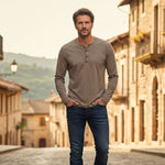 The Berkshire Men’s Casual Button Neck Henley T-Shirt – view 14