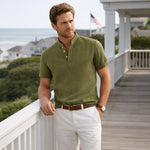 The Glencrest Ridge Men's Soft Summer Casual Button-Up Shirt – view 10