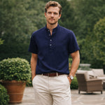 The Ashbrook Ridge Men’s Soft Henley Shirt – view 10