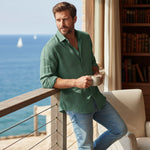 The Meadowfall Men’s Casual Loose Fit Button-Up Shirt – view 11