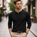 The Pinecrest Creek Men’s Casual Waffle Henley Thermal Shirt – view 13