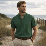 The Paddington Men’s Breathable Henley Shirt – view 12
