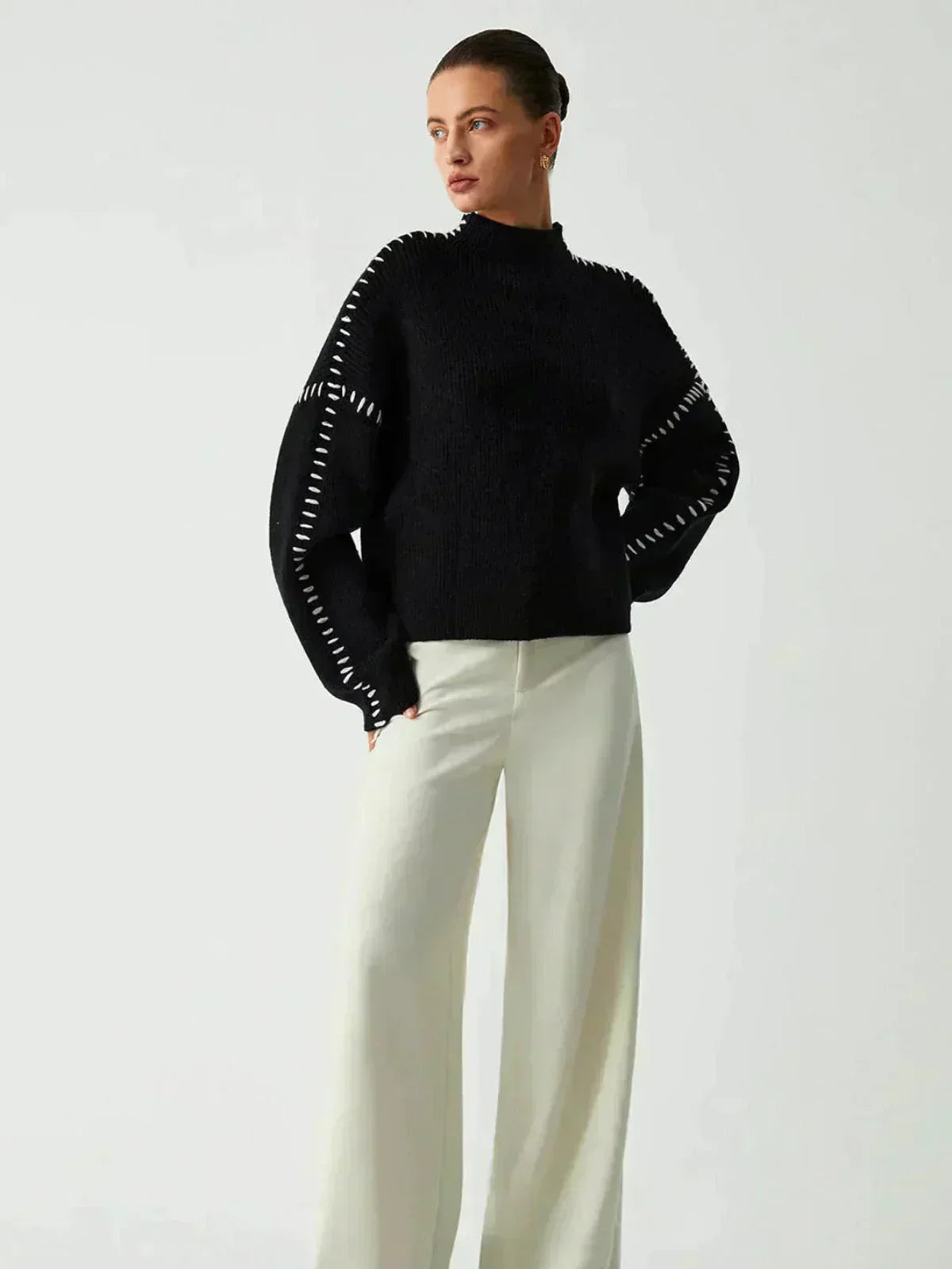 Nia | Cozy Knit Sweater – view 6