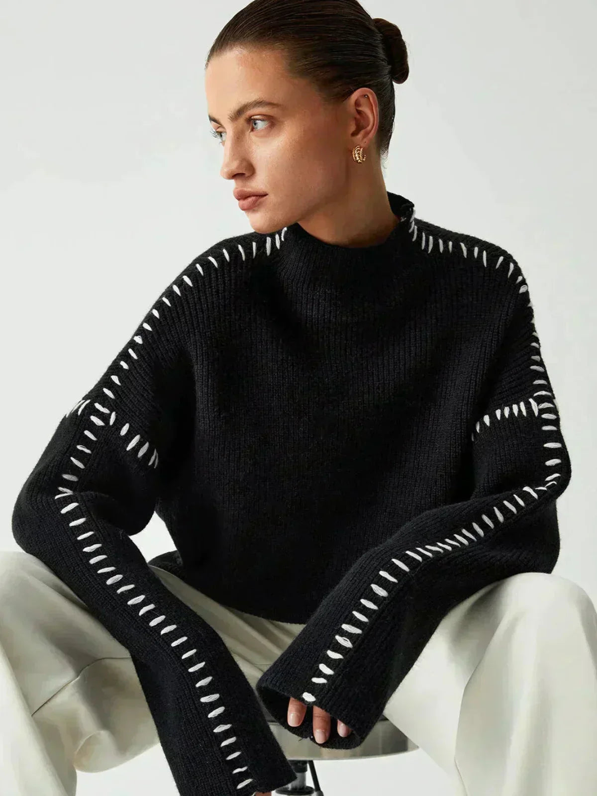 Nia | Cozy Knit Sweater – view 3