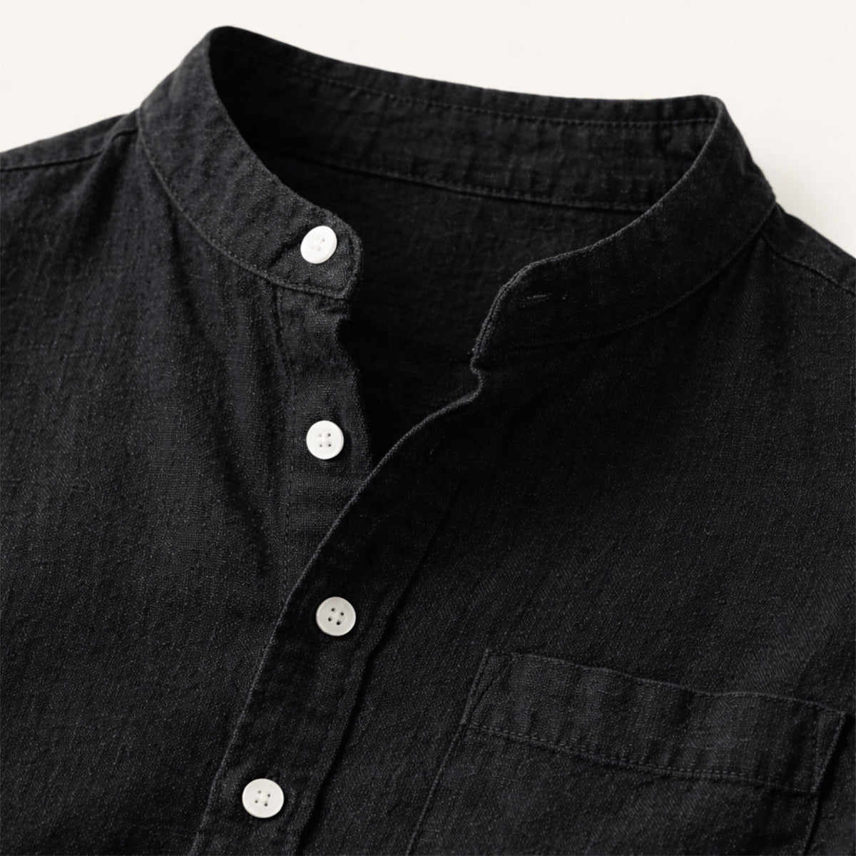 The Hyde Park Men’s Casual Summer Basic Shirt with Chest Pocket – view 3