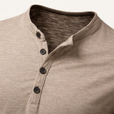 The Windsor Men’s Casual Henley Collar Summer T-Shirt – view 3